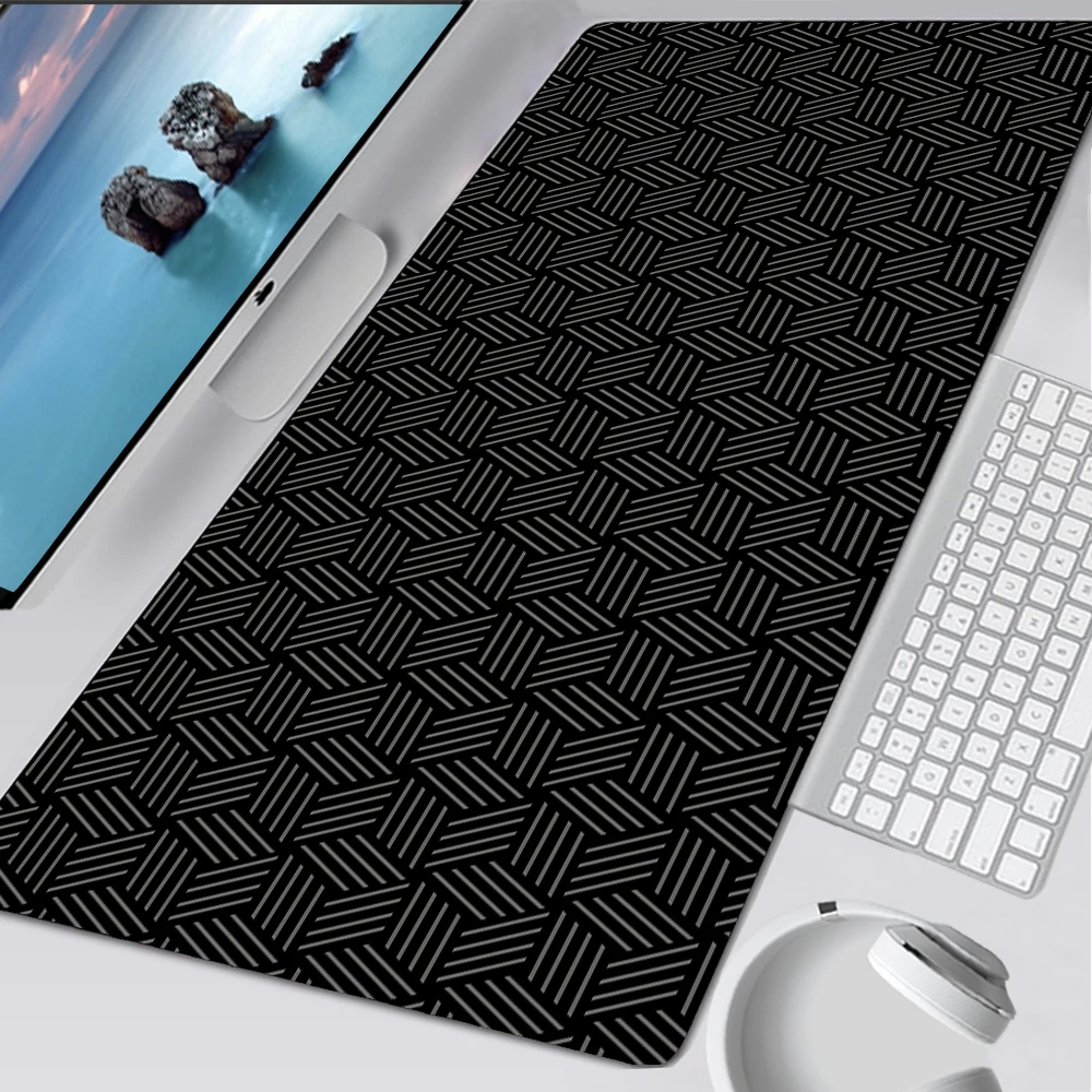 Gaming Keyboard En Mouse - Alfombrilla de ratón negra para ordenador