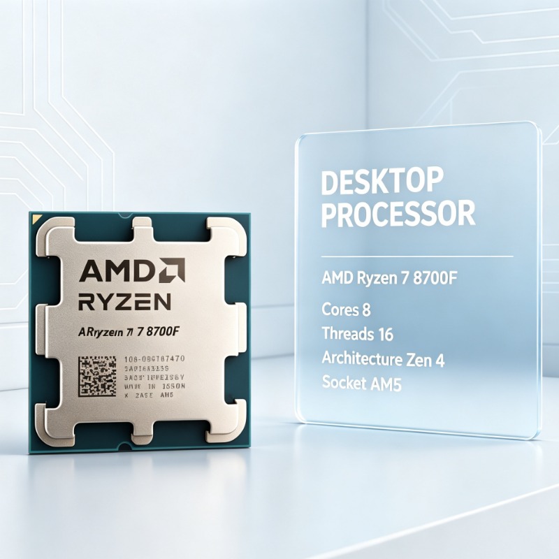 Amd Cpu Ryzen 7 - CPU AMD Ryzen 7 8700F para