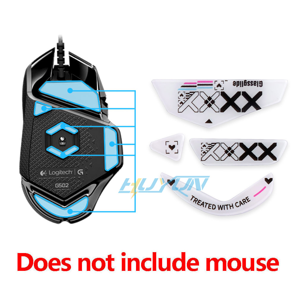Logitech Mouse G502 - Las almohadillas para los pies de