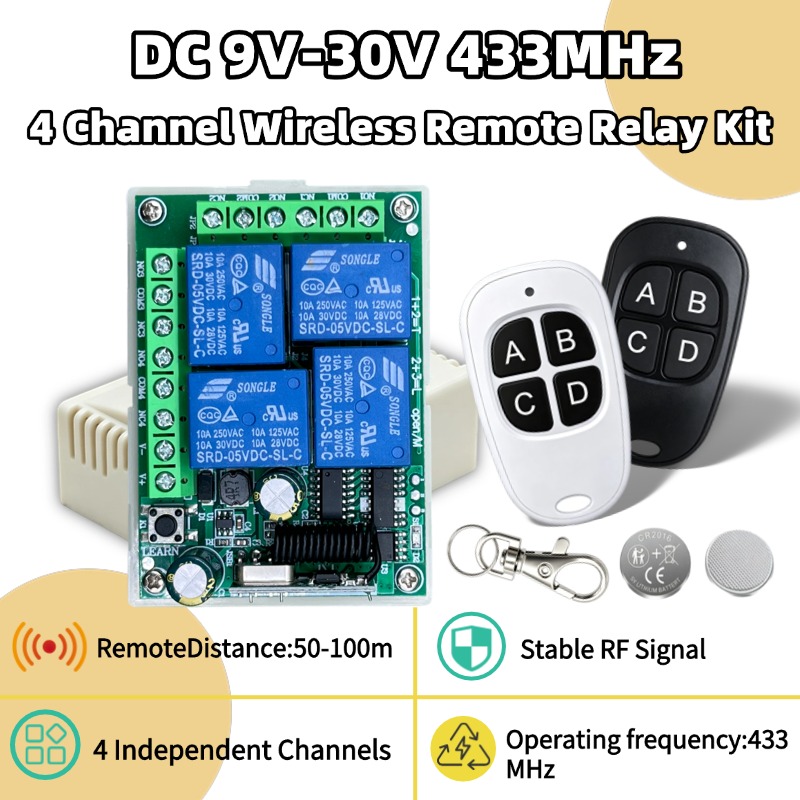 Switch Opener Tool - Control Remoto Inalámbrico Universal de 433MHz,