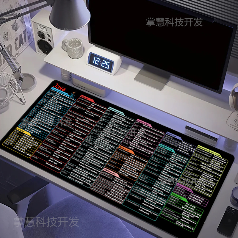 Gaming Keyboard And Mouse Pad - Alfombrilla de ratón de programación Java
