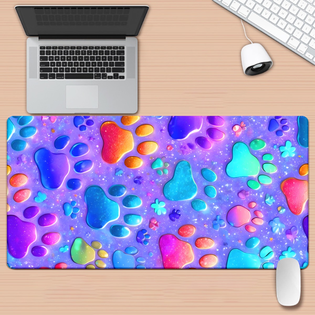 Gaming Keyboard Brand - Alfombrilla de Escritorio de Arte en