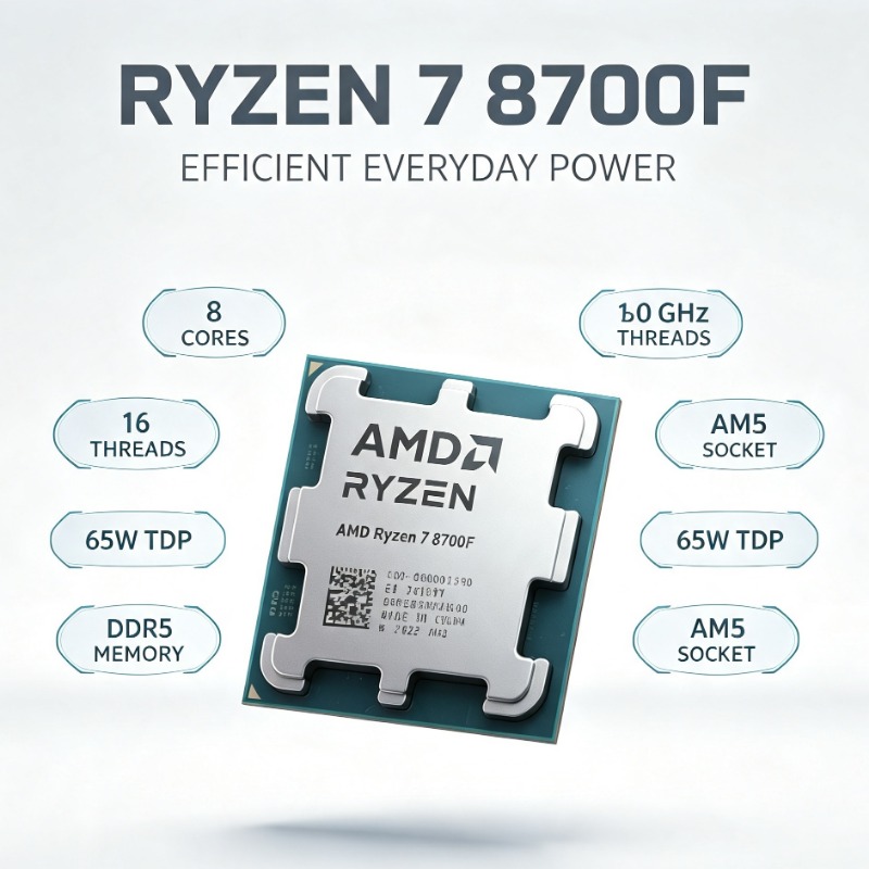Amd Cpu Ryzen 7 - Procesador Ryzen 7 8700F, Proceso de