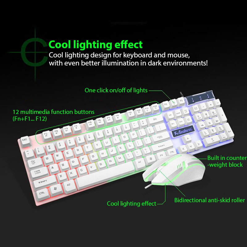 Juego de teclado y ratón KM320 - Gaming Keyboard And Mouse Wireless reseña y precio