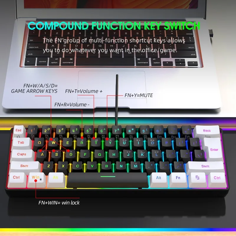 Kit de Teclado y Ratón para Ju - Gaming Keyboard And Mouse Wireless reseña y precio