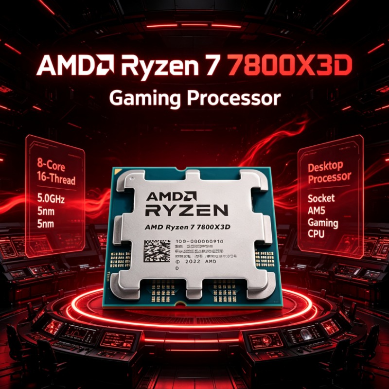 AMD R7 7800X3D Ryzen 7 AM5 CPU - Amd Cpu Ryzen 7 reseña y precio