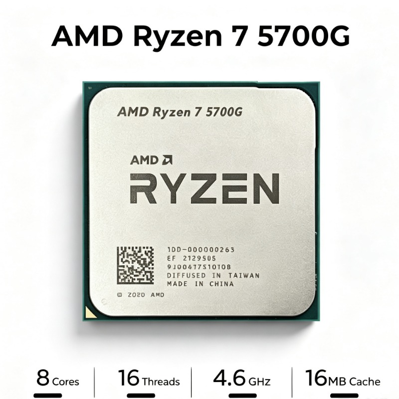 CPU AMD Ryzen 7 5700G, Socket  - Amd Cpu Ryzen 7 reseña y precio