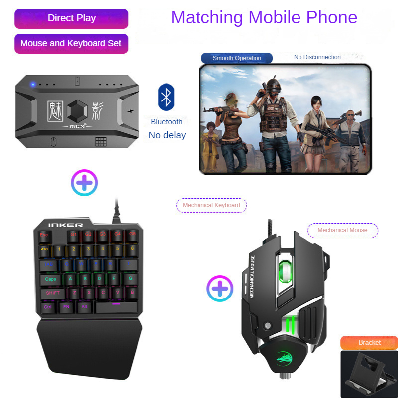 Convertidor de Juegos para Tel - Gaming Keyboard And Mouse Wireless reseña y precio