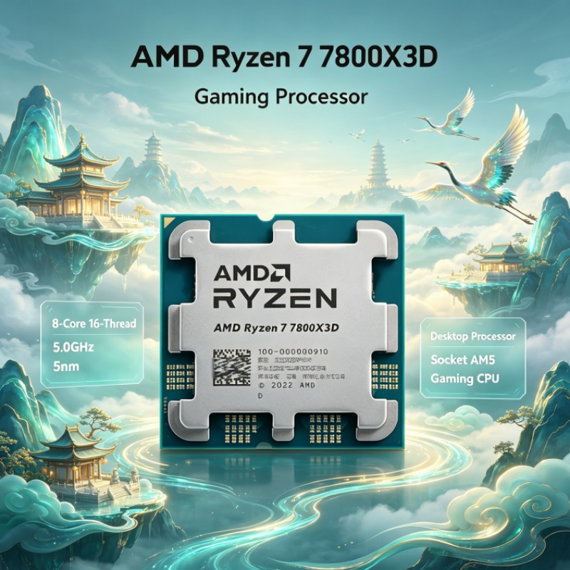 CPU AMD Ryzen 7 R7 7800X3D, 96 - Amd Cpu Ryzen 7 reseña y precio
