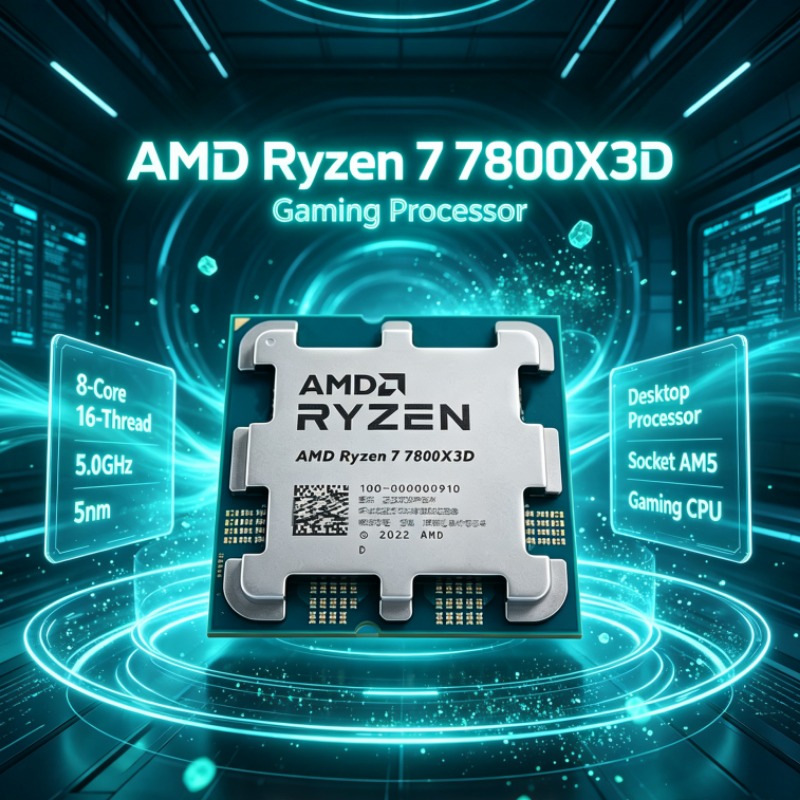 CPU AMD Ryzen 7 R7 7800X3D, 96 - Amd Cpu Ryzen 7 reseña y precio