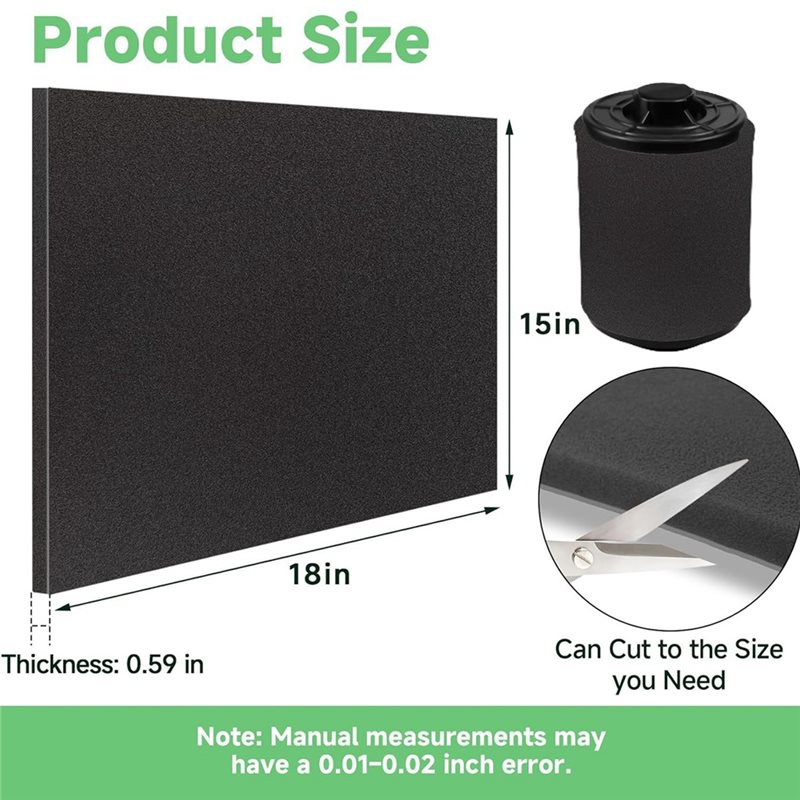 Filtro de Aire de Repuesto par - Polyurethane Foam Sheet reseña y precio