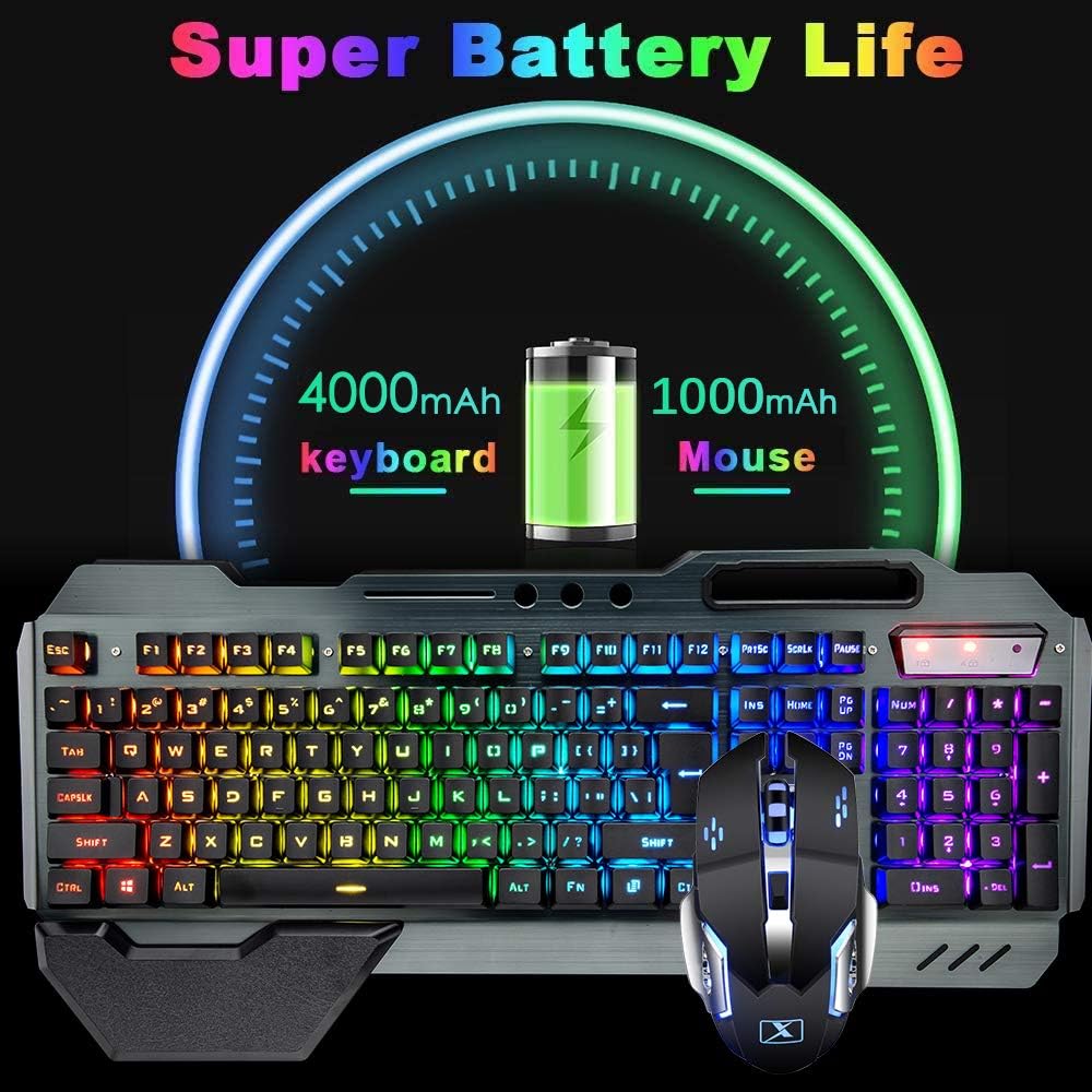 Combo de teclado y ratón inalá - Gaming Keyboard And Mouse Wireless reseña y precio