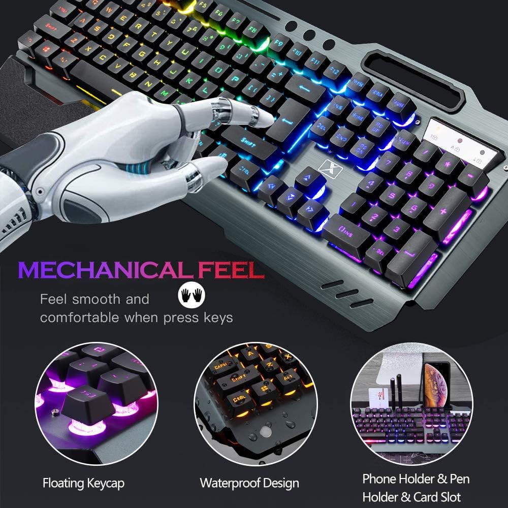 Combo de teclado y ratón inalá - Gaming Keyboard And Mouse Wireless reseña y precio