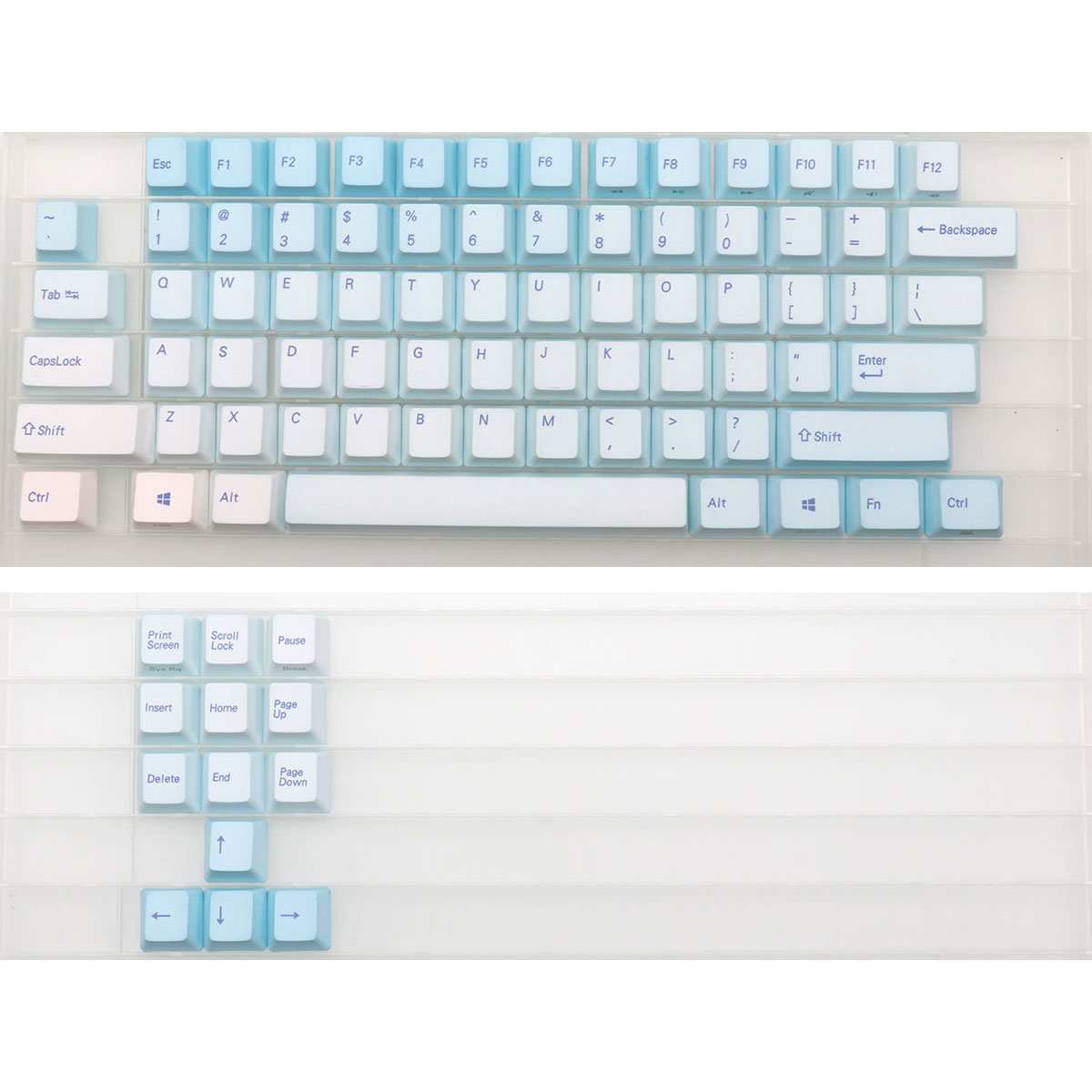 Teclas azul escarcha de 87 tec - Gaming Keyboard Blue reseña y precio