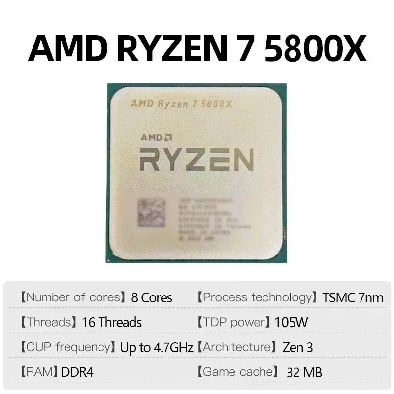 Procesador AMD 3.8 de 16 Hilos - Amd Cpu Ryzen 7 reseña y precio