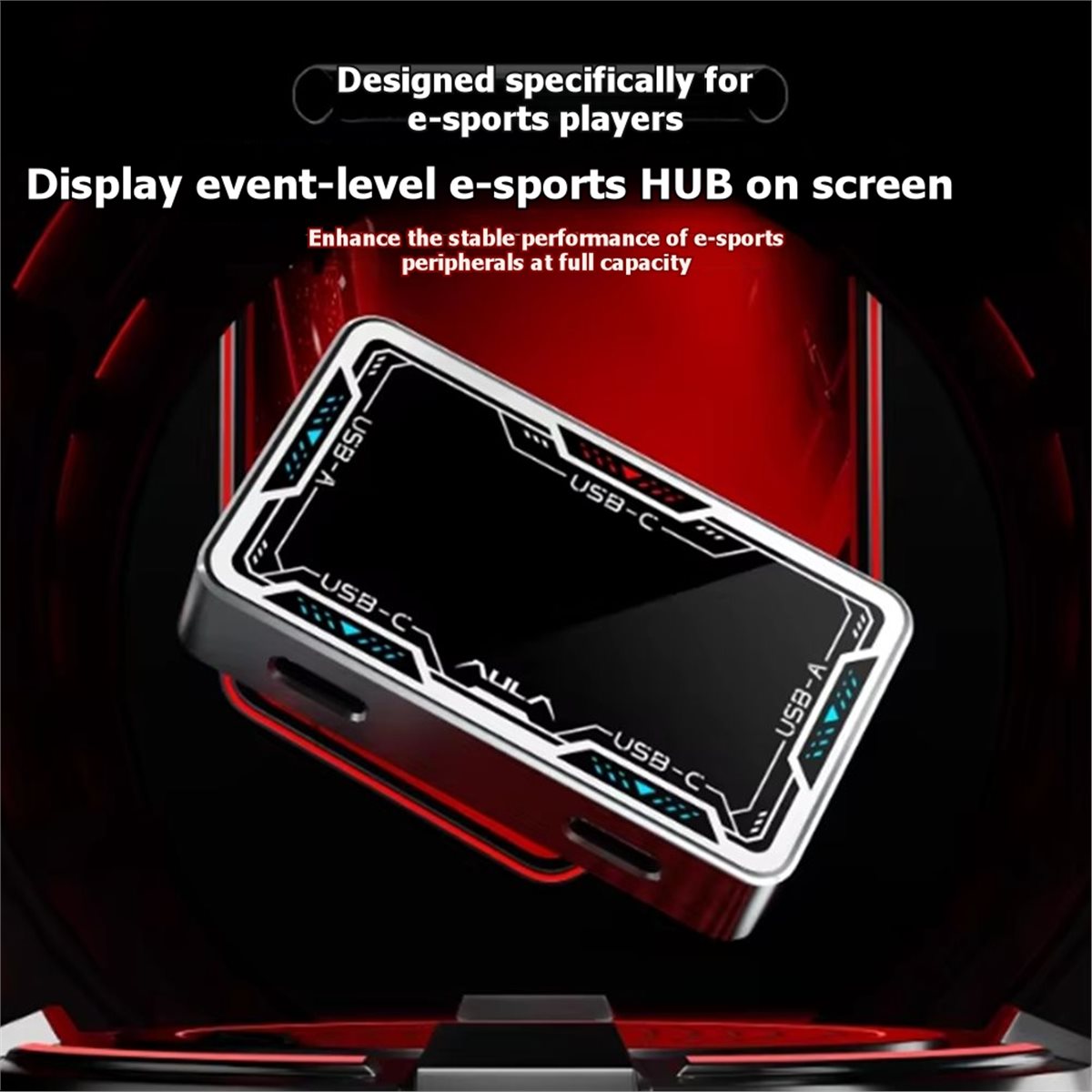 Hub USB A85P para Juegos, 8K d - Gaming Keyboard Splitter reseña y precio