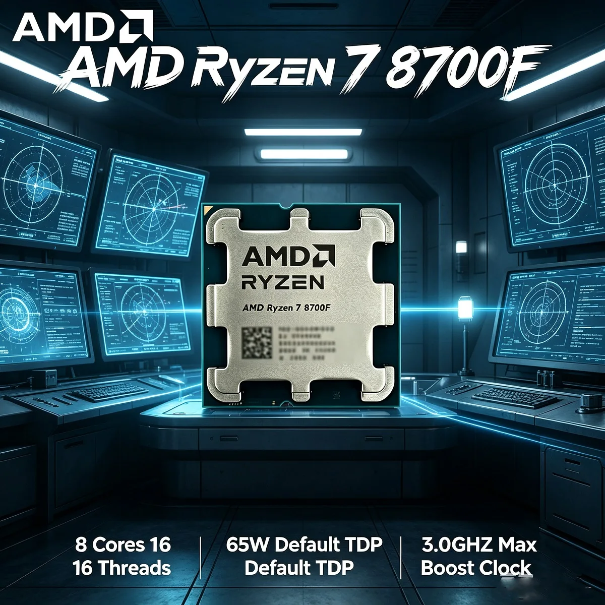 CPU AMD Ryzen 7 8700F de 8 núc - Amd Cpu Ryzen 7 reseña y precio