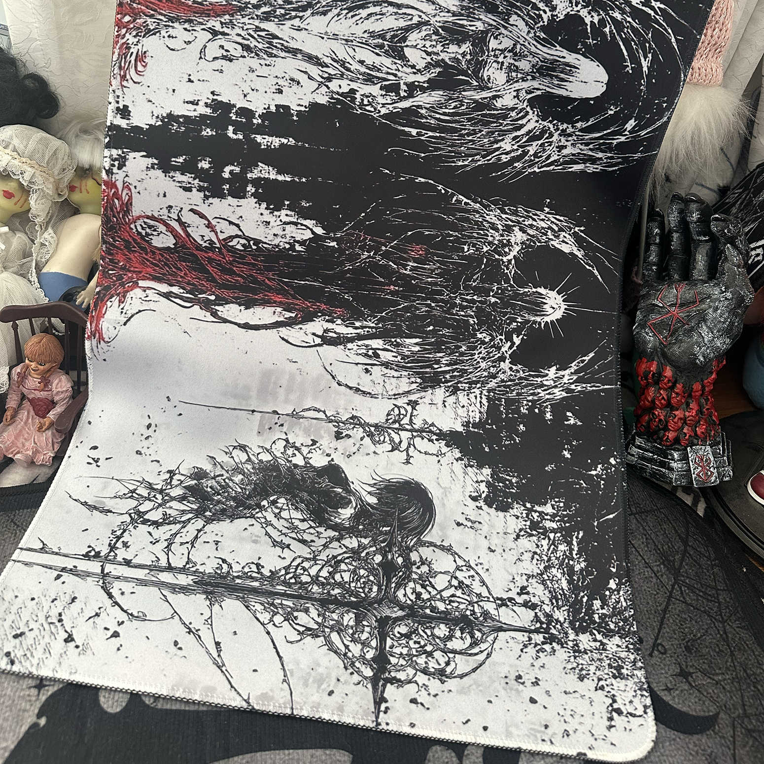 Alfombrilla de ratón de goma a - Gaming Keyboard And Mouse Pad reseña y precio