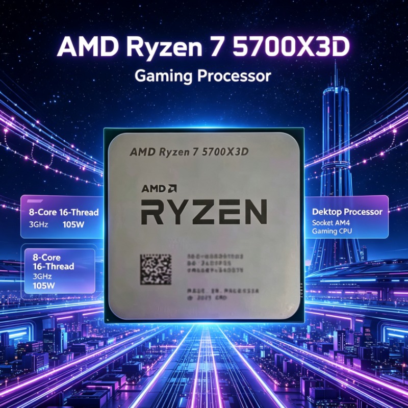 CPU AMD Ryzen 7 5700X3D para c - Amd Cpu Ryzen 7 reseña y precio
