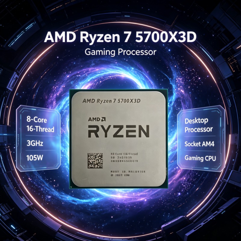 CPU AMD Ryzen 7 5700X3D para c - Amd Cpu Ryzen 7 reseña y precio