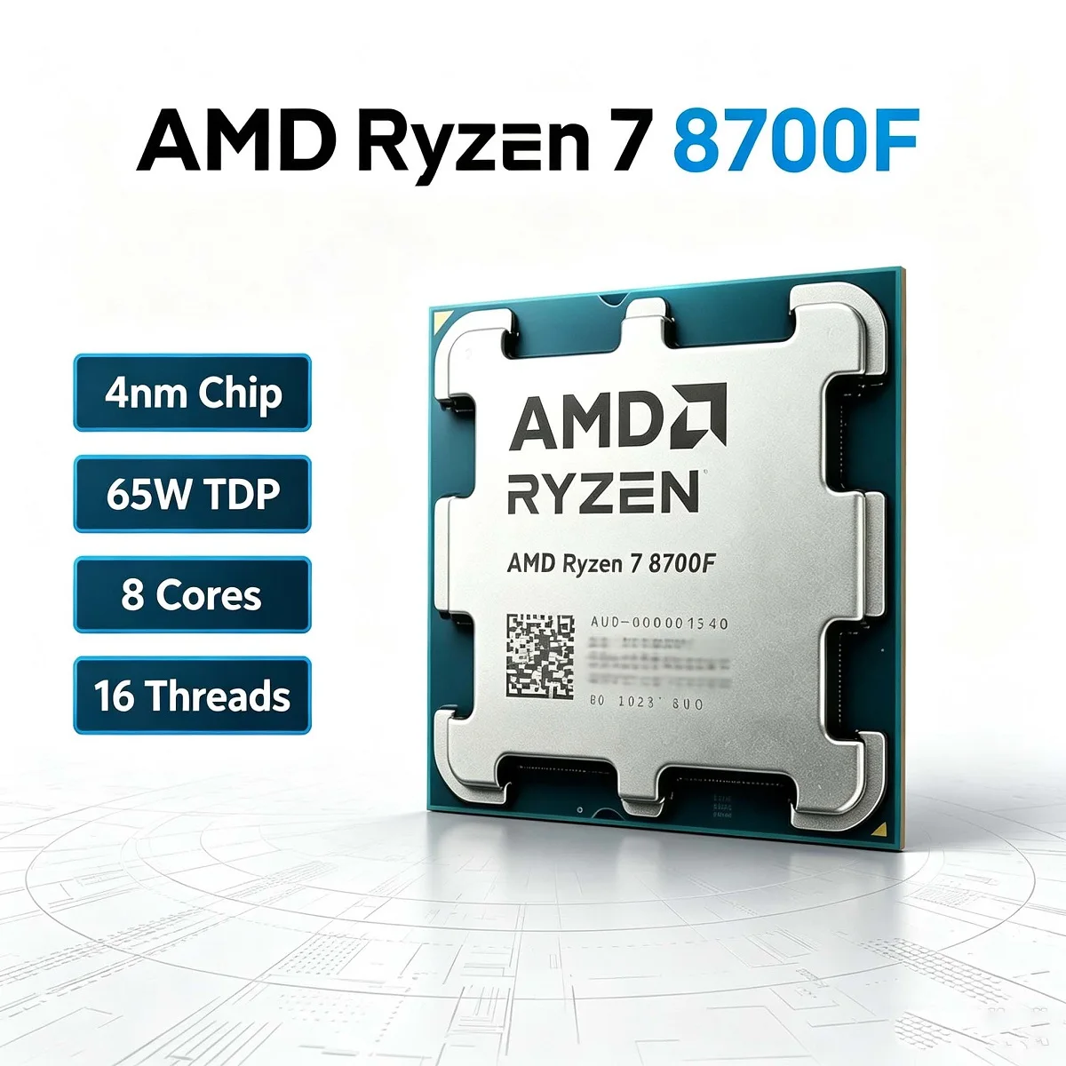 CPU AMD Ryzen 7 8700F R7 8700F - Amd Cpu Ryzen 7 reseña y precio