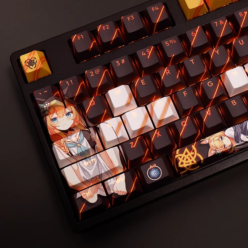 108 teclas/juego de teclas Loc - Gaming Keyboard Blue reseña y precio