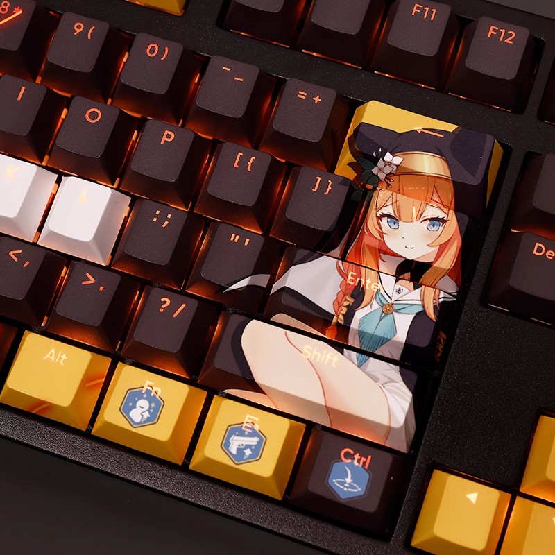 108 teclas/juego de teclas Loc - Gaming Keyboard Blue reseña y precio