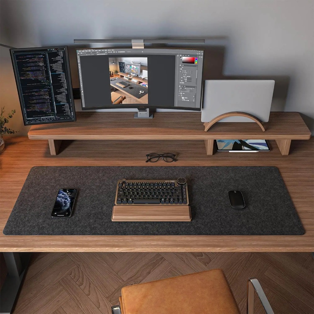 Alfombrilla de fieltro para es - Gaming Keyboard And Mouse Pad reseña y precio