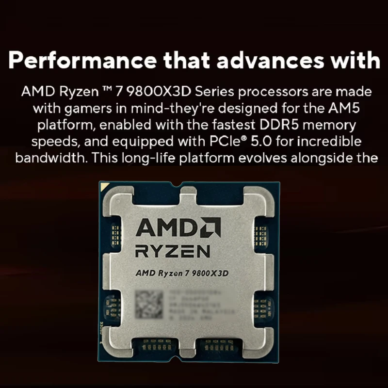 CPU AMD Ryzen 7 9800X3D de 8 N - Amd Cpu Ryzen 7 reseña y precio