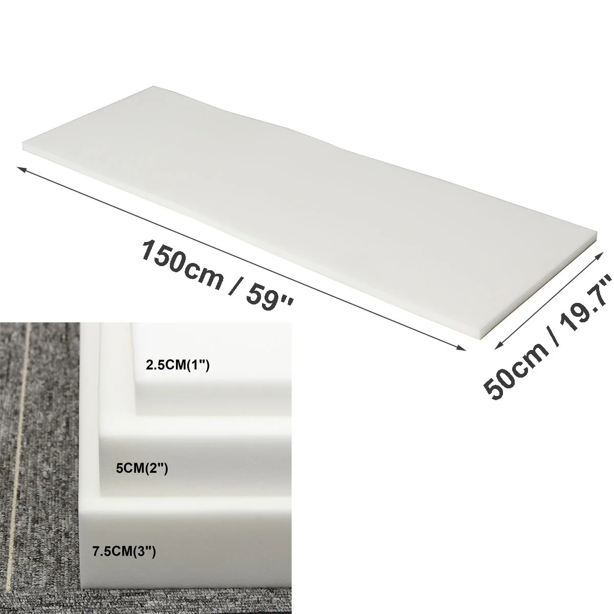 Cojín de asiento de alta densi - Polyurethane Foam Sheet reseña y precio
