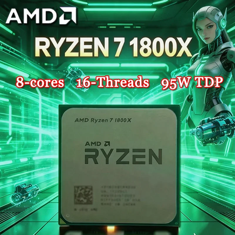 Procesador AMD Ryzen 7 1800X,  - Amd Cpu Ryzen 7 reseña y precio
