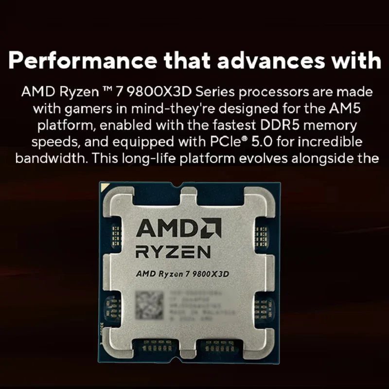 AMD Ryzen 7 9800X3D R7 9800X3D - Amd Cpu Ryzen 7 reseña y precio