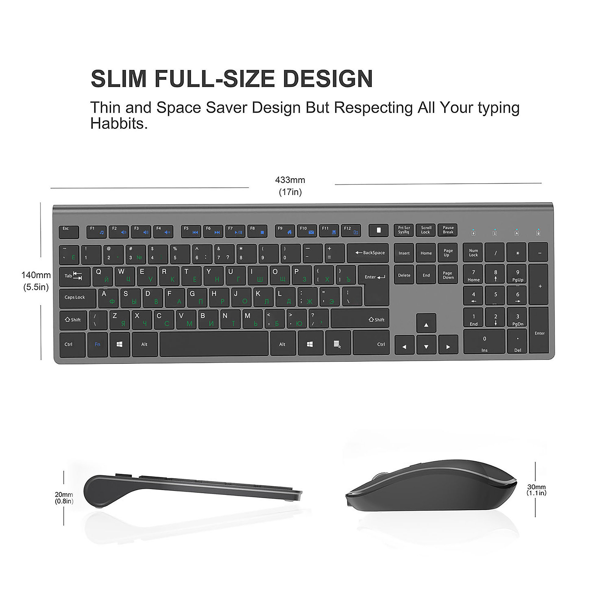 Juego de teclado y ratón inalá - Gaming Keyboard And Mouse Wireless reseña y precio