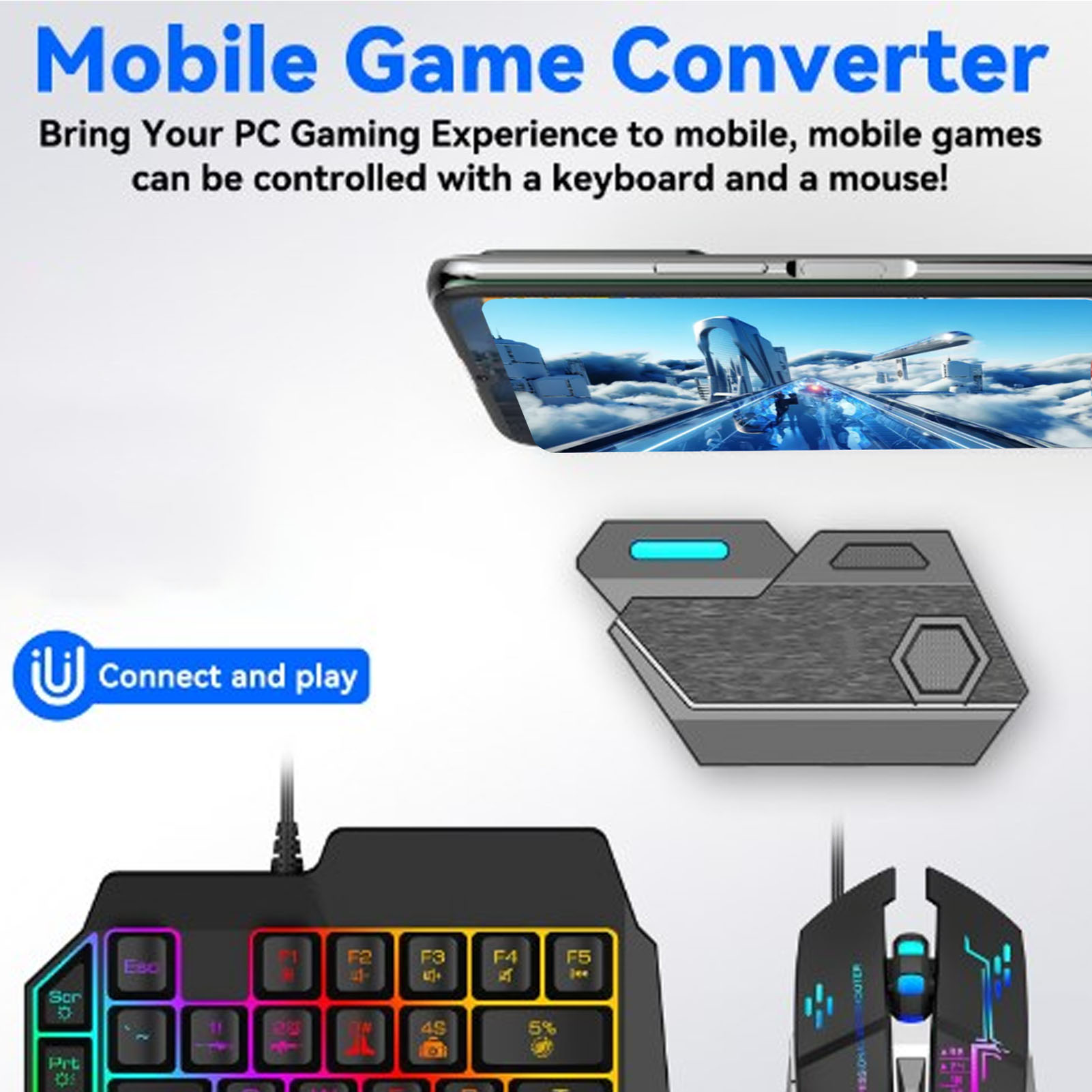 Paquete combinado de juegos pa - Gaming Keyboard And Mouse Mobile reseña y precio