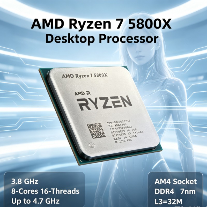 CPU AMD Ryzen 7 5800X R7 5800X - Amd Cpu Ryzen 7 reseña y precio