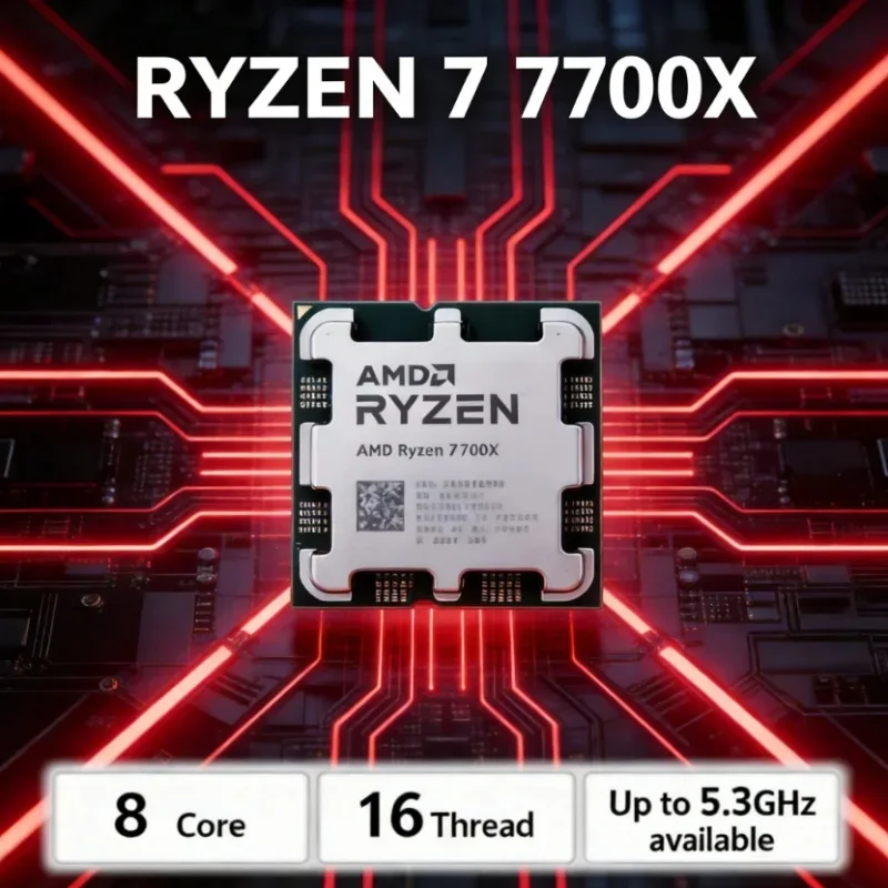 CPU para Juegos AMD Ryzen 7 77 - Amd Cpu Ryzen 7 reseña y precio