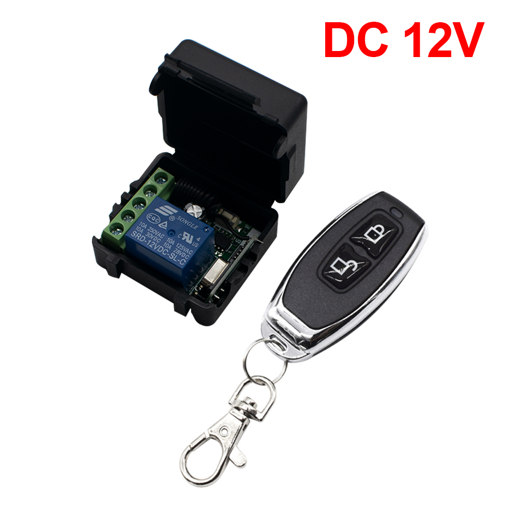 433 MHz DC 12V 24V 1 canal Rel - Switch Opener Tool reseña y precio