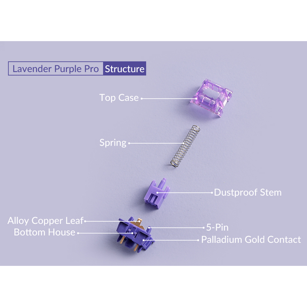 Akko V3 Pro Lavender Purple Sw - Switch Opener Tool reseña y precio