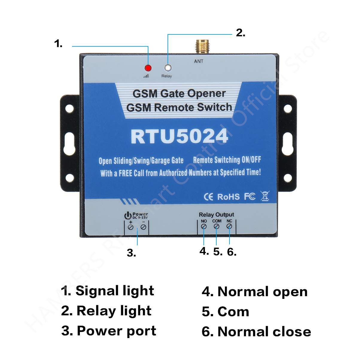 RTU5024 GSM abridor de puerta  - Switch Opener Tool reseña y precio