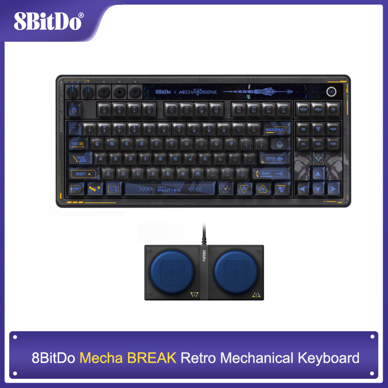 Teclado mecánico retro 8BitDo  - Gaming Keyboard Bluetooth reseña y precio
