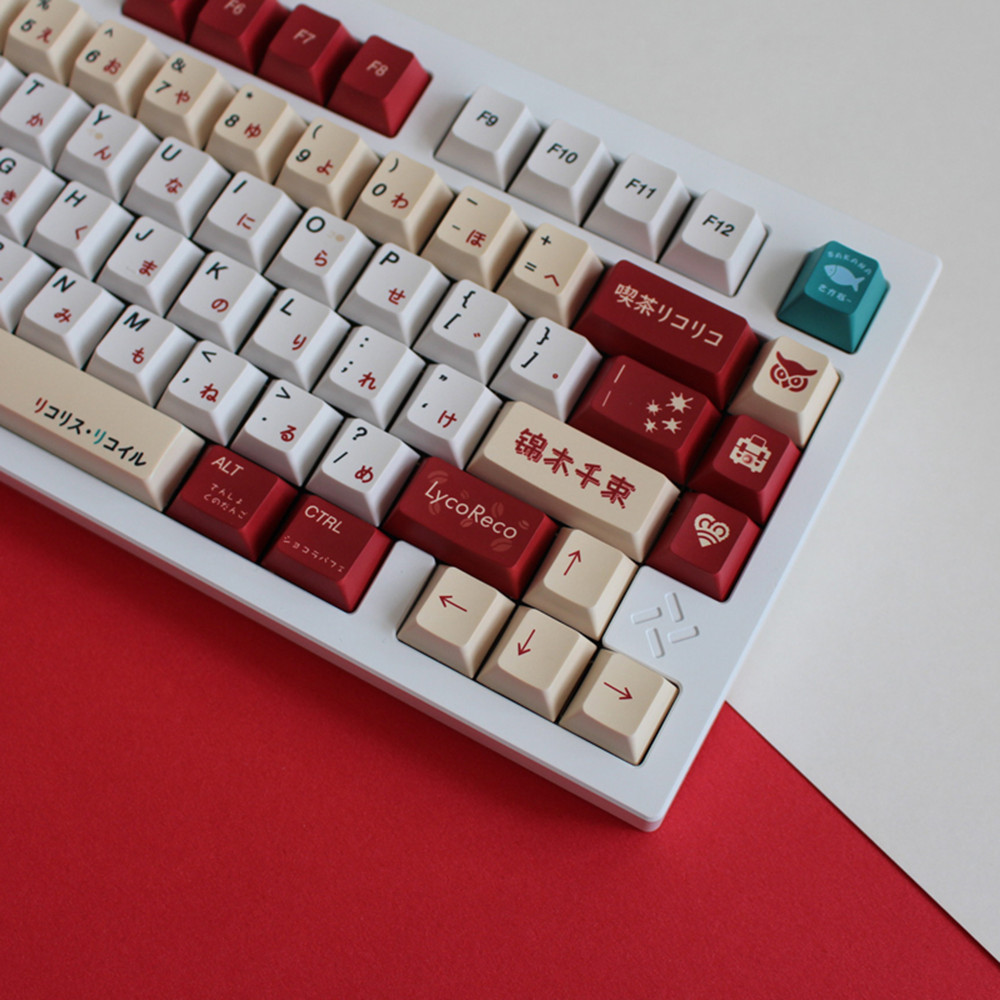 Teclas PBT de Anime Lycoris Re - Gaming Keyboard Brand reseña y precio