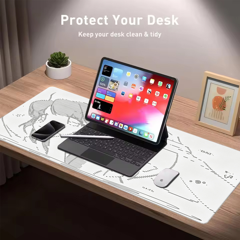 Alfombrilla de Ratón de Cuero  - Gaming Keyboard And Mouse Pad reseña y precio