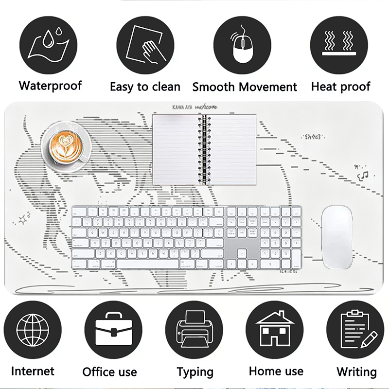 Alfombrilla de Ratón de Cuero  - Gaming Keyboard And Mouse Pad reseña y precio